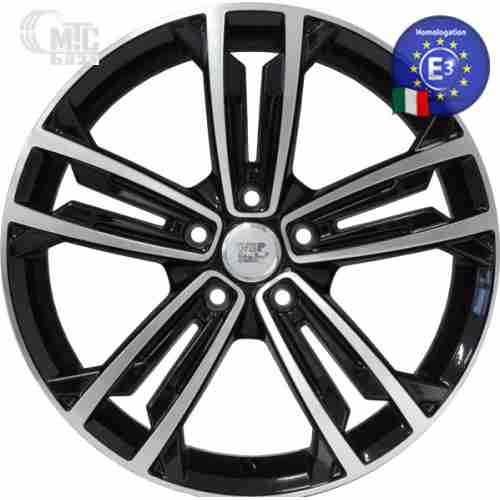 WSP Italy Volkswagen (W471) Naxos 7,5x18 5x112 ET49 DIA57,1 (gloss black polished)